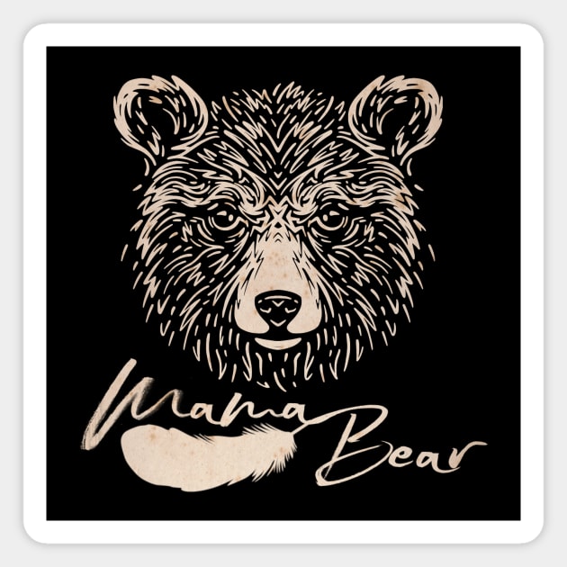 Mama Bear Magnet by ginkelmier